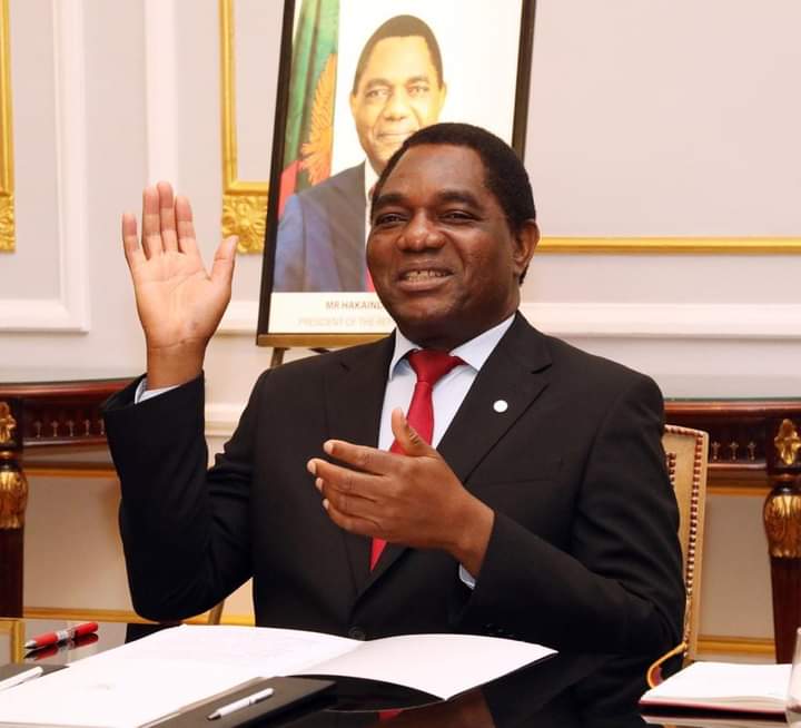 HAPPY SUNDAY FROM THE PRESIDENT Hakainde Hichilema