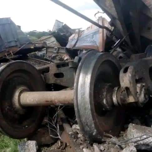 RUN-AWAY TRAIN COLLIDES WITH ANOTHER TRAIN AND CAUSES DERAILMENT