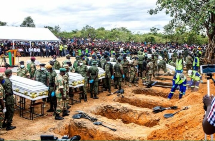 Nine Senseli mine accident victims put to rest.